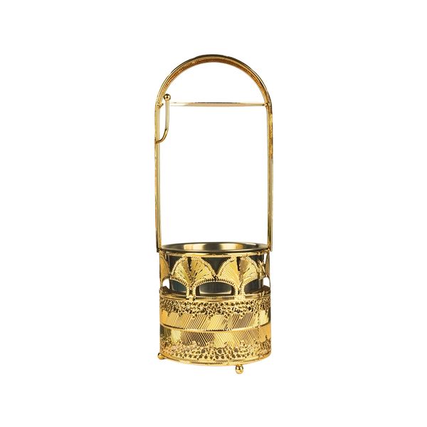 Suporte Holder para Carvao de Narguile Luxx Pequeno Dourado 35431.jpg